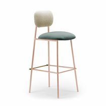 Silla de bar contemporánea / de tejido /...