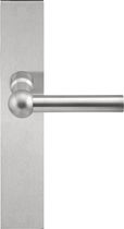 Tirador para puerta / de metal / contemporáneo