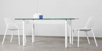Mesa de comedor contemporánea / de vidrio...