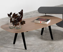 Mesa de centro contemporánea / de madera...