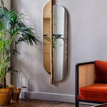 Espejo de pared / contemporáneo / de latón