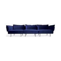 Sofá modular / contemporáneo / de terciopelo...