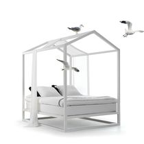 Cama con dosel / de matrimonio / contemporánea...
