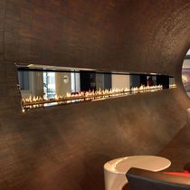 Chimenea de gas / contemporánea / hogar...