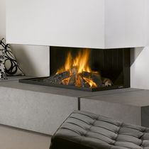 Chimenea de gas / contemporánea / hogar...