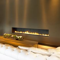 Chimenea de gas / contemporánea / hogar...