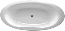 Bañera ovalada / de fibra acrílica / doble