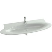 Lavabo sobre encimera / ovalado / de cerámica...