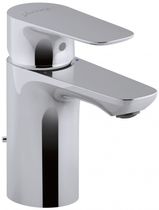 Grifo monomando para lavabo / de metal cromado...