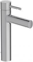 Grifo monomando para lavabo / de metal cromado...