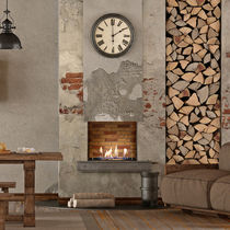 Chimenea de gas / contemporánea / hogar...
