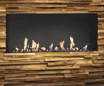 Chimenea de gas / contemporánea / hogar...