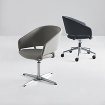Silla de oficina contemporánea / tapizada...