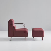 Sillón contemporáneo / de madera maciza...
