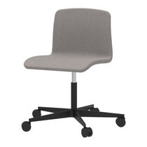 Silla contemporánea / tapizada / de chapa...
