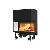 Chimenea de leña / contemporánea / hogar...
