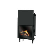 Chimenea de leña / contemporánea / hogar...