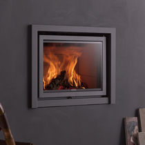 Chimenea de leña / contemporánea / hogar...