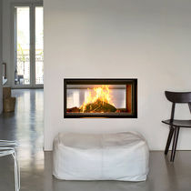 Chimenea de leña / contemporánea / hogar...