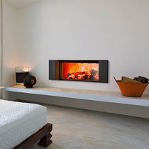 Chimenea de leña / contemporánea / hogar...