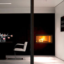 Chimenea de leña / contemporánea / hogar...