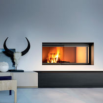 Chimenea de leña / contemporánea / hogar...