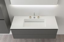 Mueble de lavabo suspendido / de vidrio...