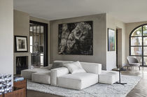 Sofá en arco de círculo / modular / contemporáneo...