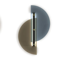Aplique contemporáneo / de vidrio / LED