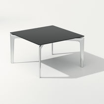 Mesa de centro contemporánea / de vidrio...