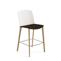 Silla de bar contemporánea / de tejido /...