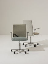 Silla contemporánea / de tejido / de cuero...