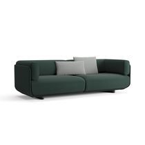 Sofá contemporáneo / azul / verde / negro