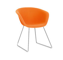 Silla contemporánea / de tejido / de cuero...