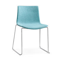 Silla contemporánea / de tejido / de cuero...