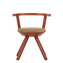 Silla contemporánea / de tejido / de cuero...
