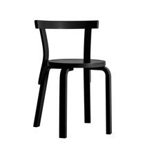 Silla contemporánea / de cuero / de linóleo...