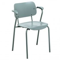 Silla contemporánea / de haya / de contrachapado...