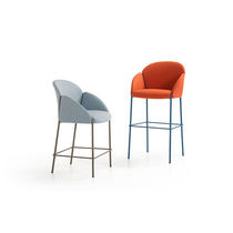 Silla de bar contemporánea / de tejido /...