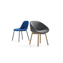 Silla contemporánea / de tejido / de cuero...