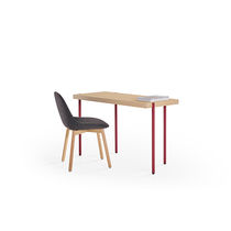 Escritorio contemporáneo / de chapa de madera...