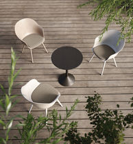 Silla contemporánea / de plástico / con...