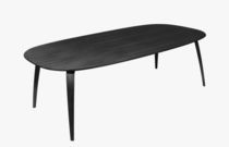 Mesa de diseño / de madera / con base de...