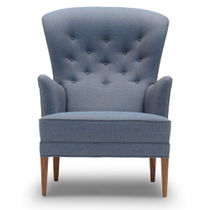 Sillón clásico / de cuero