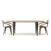 Mesa de comedor contemporánea / de nogal...