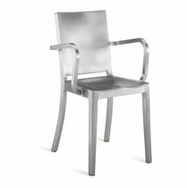 Silla contemporánea / de aluminio / de Philippe...