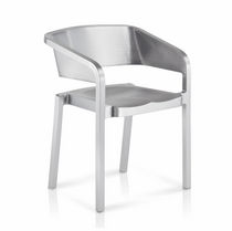 Silla contemporánea / de tejido / apilable...