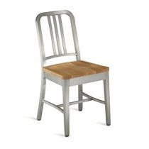 Silla contemporánea / de aluminio