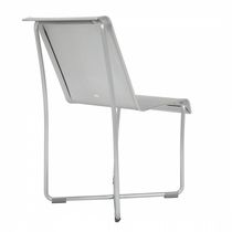 Silla contemporánea / de aluminio / de Frank...