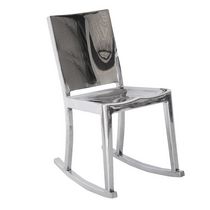 Silla contemporánea / de aluminio / de Philippe...